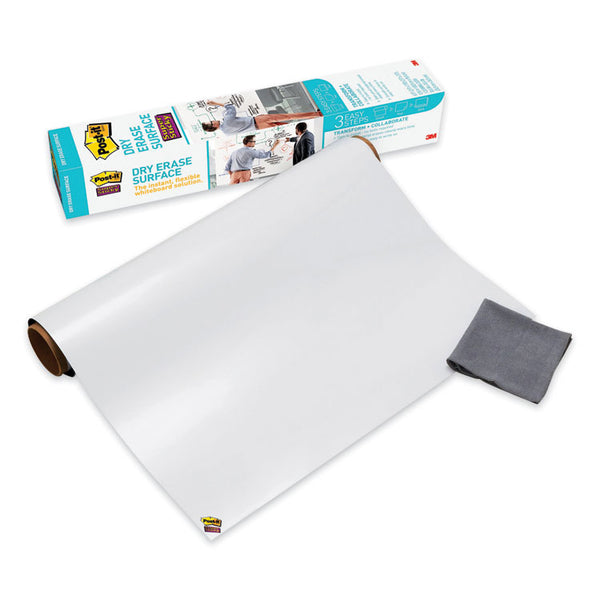 Post-it® Dry Erase Surface with Adhesive Backing, 36 x 24, White Surface (MMMDEF3X2) Each