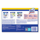 LYSOL® Brand Disinfecting Wipes, 1-Ply, 7 x 7.25, Lemon and Lime Blossom, White, 80 Wipes/Canister, 2 Canisters/Pack, 3 Packs/Carton (RAC80296) Case of 3 Packs