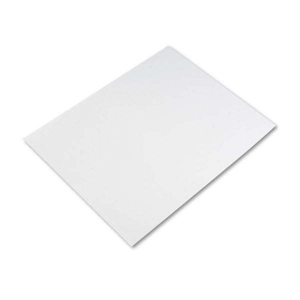 Pacon® Four-Ply Railroad Board, 22 x 28, White, 25/Carton (PAC104159)