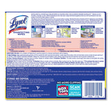 LYSOL® Brand Disinfecting Wipes, 1-Ply, 7 x 7.25, Lemon and Lime Blossom, White, 80 Wipes/Canister, 6 Canisters/Carton (RAC77182CT)