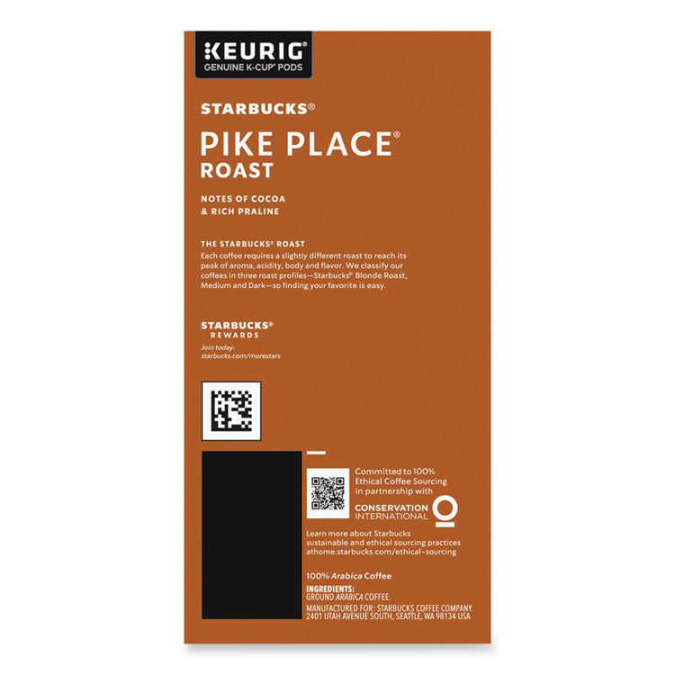 Starbucks® Pike Place Coffee K-Cups Pack, 24/Box (SBK011111156)