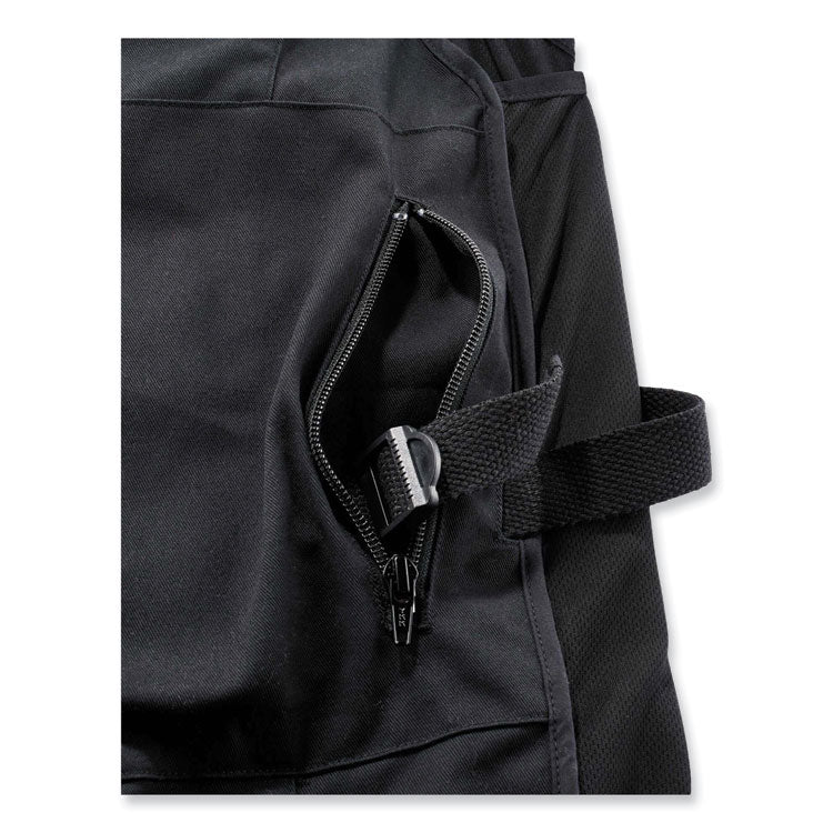 ergodyne® Chill-Its 6255 Lightweight Phase Change Cooling Vest, Cotton/Polyester, Large/X-Large, Black, Ships in 1-3 Business Days (EGO12125) Each