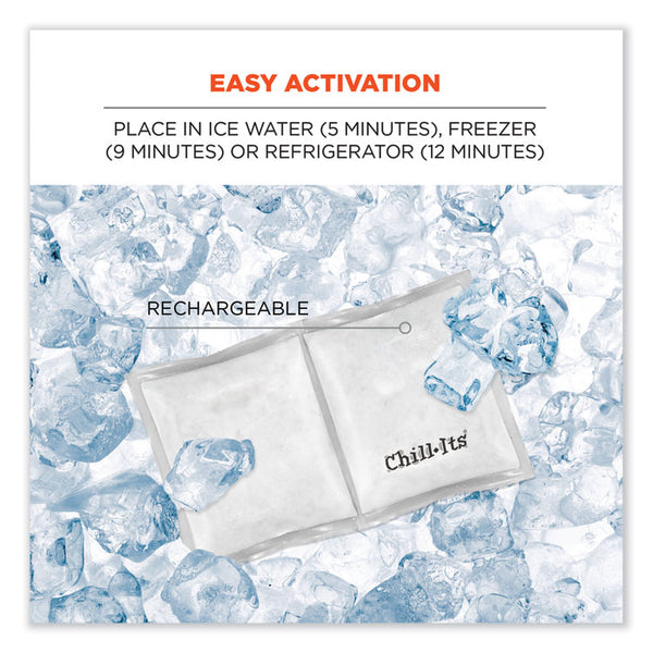 ergodyne® Chill-Its 6283 Rechargeable Phase Change Ice Pack, 3 x 6, Ships in 1-3 Business Days (EGO12213) Each