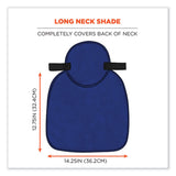 ergodyne® Chill-Its 6717 Cooling Hard Hat Pad and Neck Shade - Polymers, 12.5 x 9.75, Blue, Ships in 1-3 Business Days (EGO12336) Each