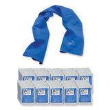 ergodyne® Chill-Its 6602 Evaporative PVA Cooling Towel, 29.5 x 13, One Size Fits Most, PVA, Blue, 50/Pack, Ships in 1-3 Business Days (EGO12410) Each