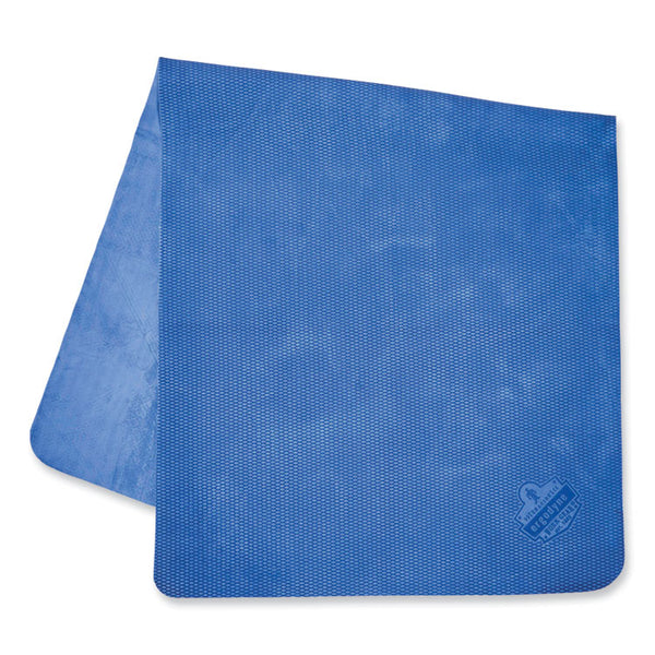 ergodyne® Chill-Its 6601 Economy Evaporative PVA Cooling Towel, 29.5 x 13, One Size Fits Most, PVA, Blue, Ships in 1-3 Business Days (EGO12411) Each