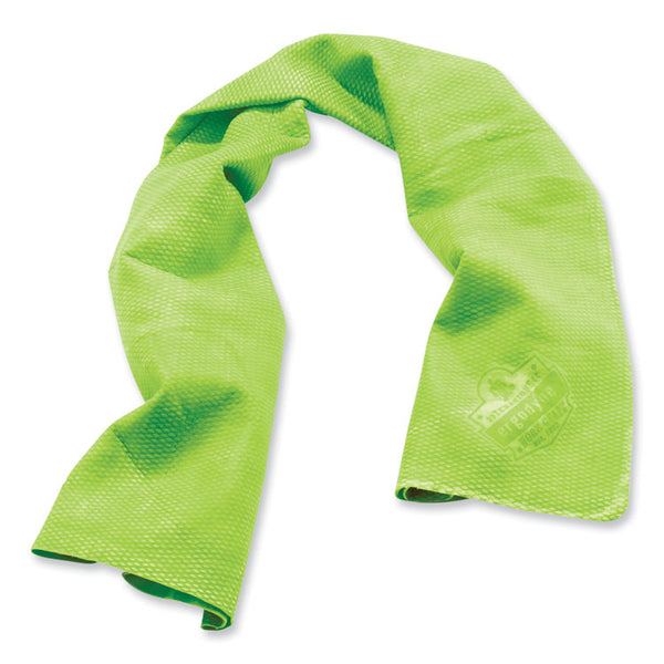 ergodyne® Chill-Its 6602 Evaporative PVA Cooling Towel, 29.5 x 13, One Size Fits Most, PVA, Hi-Vis Lime, Ships in 1-3 Business Days (EGO12439) Each