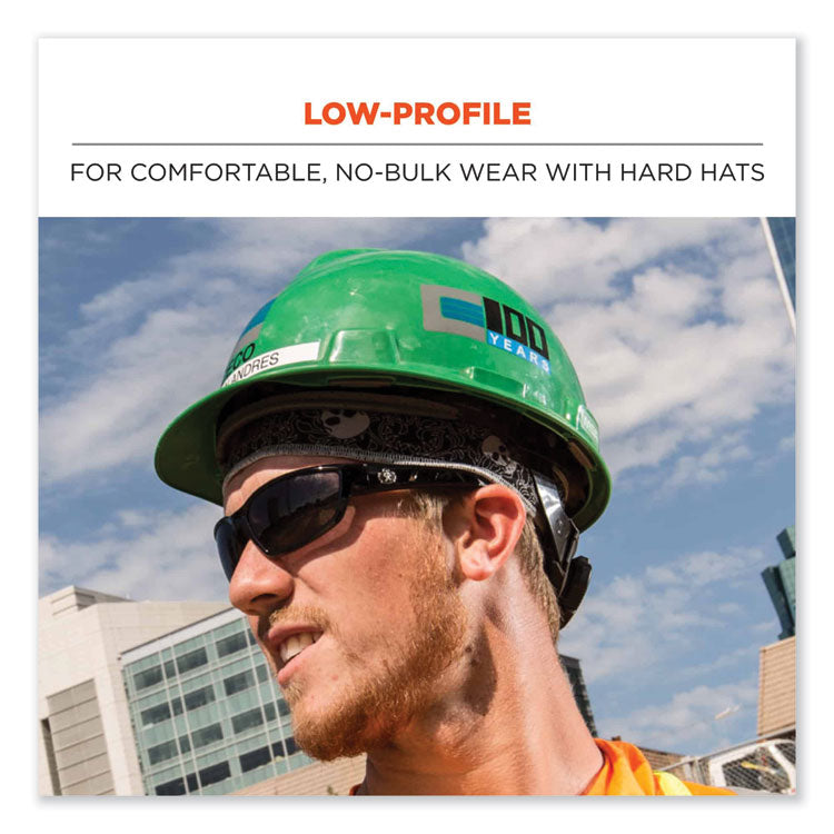 ergodyne® Chill-Its 6605 High-Performance Terry Cloth Sweatband, Cotton Terry Cloth, One Size, Skulls, Ships in 1-3 Business Days (EGO12489) Each