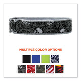 ergodyne® Chill-Its 6605 High-Performance Terry Cloth Sweatband, Cotton Terry Cloth, One Size, Skulls, Ships in 1-3 Business Days (EGO12489) Each