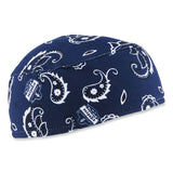 ergodyne® Chill-Its 6630 High-Performance Terry Cloth Skull Cap, Polyester, One Size Fit Most, Navy Western, Ships in 1-3 Business Days (EGO12509) Each