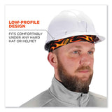 ergodyne® Chill-Its 6630 High-Performance Terry Cloth Skull Cap, Polyester, One Size Fits Most, Flames, Ships in 1-3 Business Days (EGO12514)