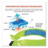 ergodyne® Chill-Its 6700CT Cooling Bandana PVA Tie Headband, One Size Fits Most, Lime, Ships in 1-3 Business Days (EGO12566) Each