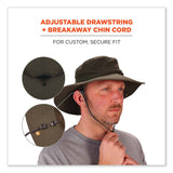ergodyne® Chill-Its 8936 Lightweight Mesh Paneling Ranger Hat, Large/X-Large, Olive, Ships in 1-3 Business Days (EGO12603) Each