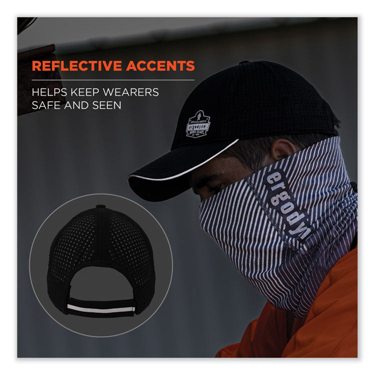 ergodyne® Chill-Its 8937 Performance Cooling Baseball Hat, One Size Fits Most, Black, Ships in 1-3 Business Days (EGO12604) Each