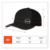 ergodyne® Chill-Its 8937 Performance Cooling Baseball Hat, One Size Fits Most, Black, Ships in 1-3 Business Days (EGO12604) Each