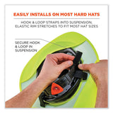 ergodyne® Chill-Its 6660 Hard Hat Brim + Neck Shade, 19.5 x 9.75, Lime, Ships in 1-3 Business Days (EGO12640) Each