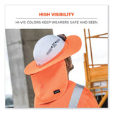 ergodyne® Chill-Its 6660 Hard Hat Brim + Neck Shade, 19.5 x 9.75, Orange, Ships in 1-3 Business Days (EGO12641) Each
