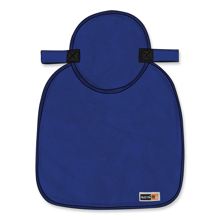 ergodyne® Chill-Its 6717FR FR Cooling Hard Hat Pad and Neck Shade, 12.5 x 9.75, Blue, Ships in 1-3 Business Days (EGO12657) Each