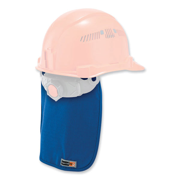 ergodyne® Chill-Its 6717FR FR Cooling Hard Hat Pad and Neck Shade, 12.5 x 9.75, Blue, Ships in 1-3 Business Days (EGO12657) Each
