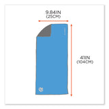ergodyne® Chill-Its 6602MF Evaporative Microfiber Cooling Towel, 40.9 x 9.8, One Size, Microfiber, Blue, Ships in 1-3 Business Days (EGO12660) Each