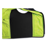 ergodyne® Chill-Its 6685 Premium Dry Evaporative Cooling Vest with Zipper, Nylon, Large, Lime, Ships in 1-3 Business Days (EGO12674) Each