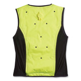 ergodyne® Chill-Its 6685 Premium Dry Evaporative Cooling Vest with Zipper, Nylon, X-Large, Lime, Ships in 1-3 Business Days (EGO12675) Each