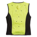 ergodyne® Chill-Its 6685 Premium Dry Evaporative Cooling Vest with Zipper, Nylon, 4X-Large, Lime, Ships in 1-3 Business Days (EGO12678) Each