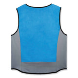 ergodyne® Chill-Its 6667 Wet Evaporative PVA Cooling Vest with Zipper, PVA, Medium, Blue, Ships in 1-3 Business Days (EGO12693) Each