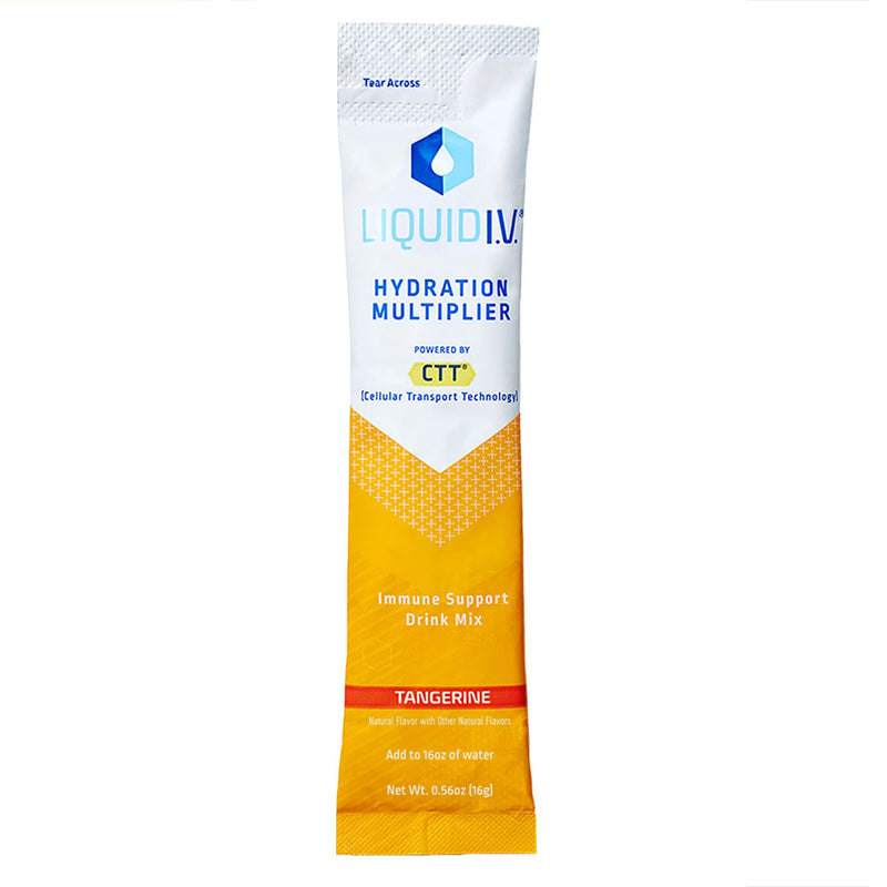 Liquid I.V.® Hydration Multiplier®+ Immune Suport Oral Electrolyte Solution Tangerine Flavor 0.56 oz. Electrolyte (1220423_BX) 6/BX