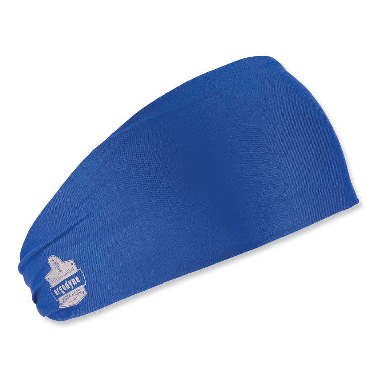 ergodyne® Chill-Its 6634 Performance Knit Cooling Headband, Polyester/Spandex, One Size Fits Most, Blue, Ships in 1-3 Business Days (EGO12701) Each