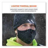 ergodyne® N-Ferno 6804 Skull Cap Winter Hat with LED Lights, One Size Fits Mosts, Black, Ships in 1-3 Business Days (EGO16803) Each