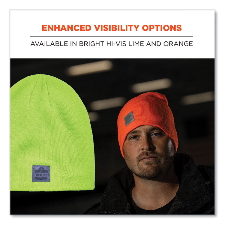 ergodyne® N-Ferno 6812 Rib Knit Beanie, One Size Fits Most, Black, Ships in 1-3 Business Days (EGO16812) Each