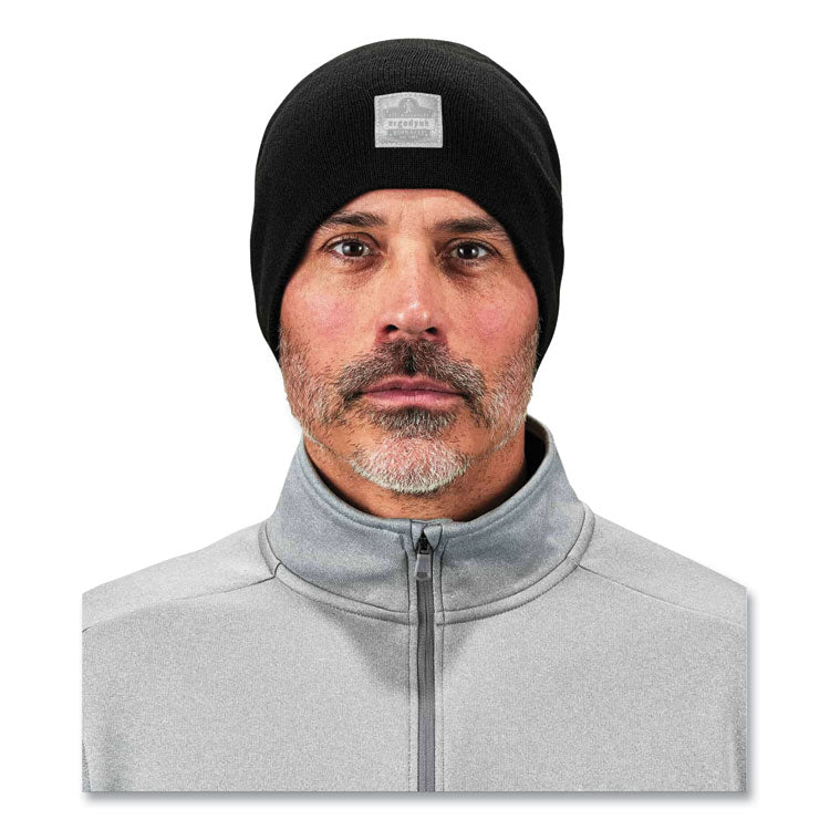 ergodyne® N-Ferno 6812 Rib Knit Beanie, One Size Fits Most, Black, Ships in 1-3 Business Days (EGO16812) Each