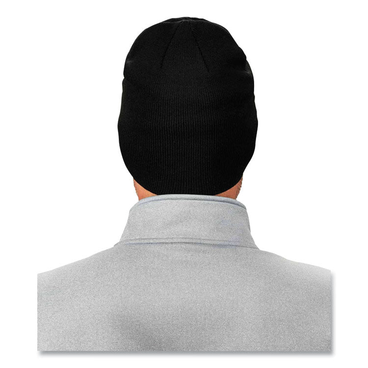 ergodyne® N-Ferno 6812 Rib Knit Beanie, One Size Fits Most, Black, Ships in 1-3 Business Days (EGO16812) Each