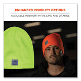 ergodyne® N-Ferno 6812 Rib Knit Beanie, One Size Fits Most, Lime, Ships in 1-3 Business Days (EGO16813) Each