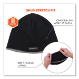 ergodyne® N-Ferno 6818 Knit Winter Hat Fleece Lined, One Size Fits Most, Black, Ships in 1-3 Business Days (EGO16818) Each
