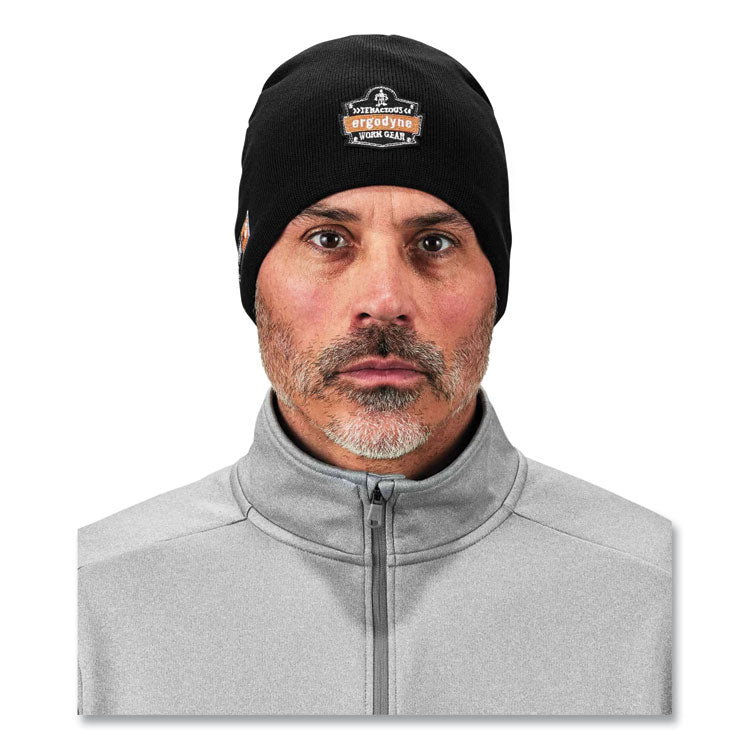 ergodyne® N-Ferno 6820 FR Cotton Fleece Knit Hat, One Size Fits Most, Black, Ships in 1-3 Business Days (EGO16820) Each