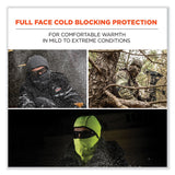 ergodyne® N-Ferno 6823 Hinged Balaclava Face Mask, Fleece, One Size Fits Most, Lime, Ships in 1-3 Business Days (EGO16834) Each