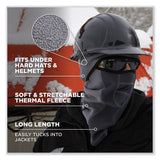 ergodyne® N-Ferno 6823 Hinged Balaclava Face Mask, Fleece, One Size Fits Most, Lime, Ships in 1-3 Business Days (EGO16834) Each