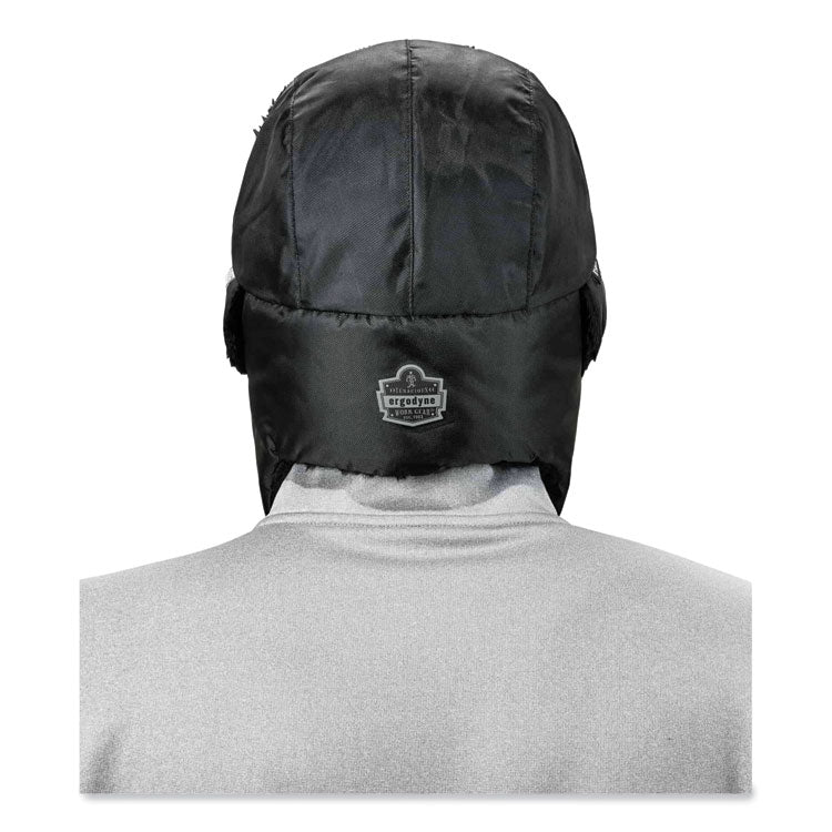 ergodyne® N-Ferno 6802 Classic Trapper Hat, Small/Medium, Black, Ships in 1-3 Business Days (EGO16843) Each
