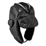 ergodyne® N-Ferno 6802Z Zippered Trapper Hat, Small/Medium, Black, Ships in 1-3 Business Days (EGO16857) Each
