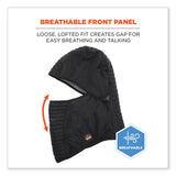ergodyne® N-Ferno 6955 Insulated 3-Layer Balaclava Face Mask, Polartec FR Pwr Grid Fleece/Poly-Spandex,Black,Ships in 1-3 Business Days (EGO16955) Each