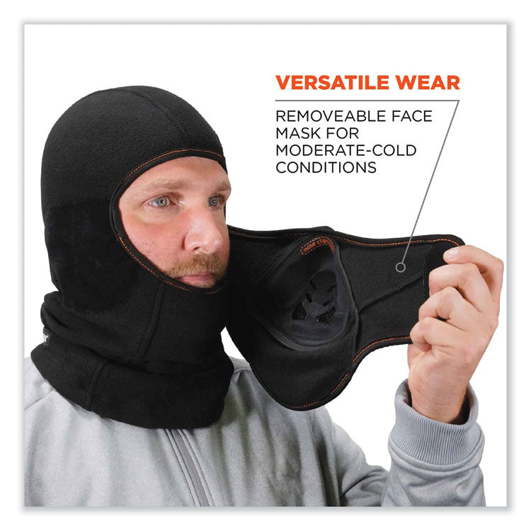 ergodyne® N-Ferno 6970 Extreme Hot Rox Balaclava Face Mask, Polyester/Spandex, One Size Fits Most, Black, Ships in 1-3 Business Days (EGO16971) Each
