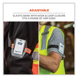 ergodyne® Squids 3386 Arm Band ID Badge Holder, Horizontal, 4 x 2.5, Orange, Ships in 1-3 Business Days (EGO19951) Each