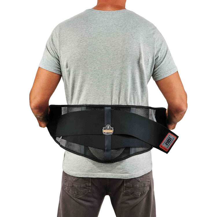 ergodyne® ProFlex 1051 Mesh Back Support, Medium, 30" to 34" Waist, Black, Ships in 1-3 Business Days (EGO20184) Each