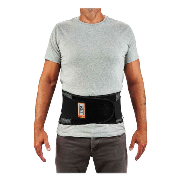 ergodyne® ProFlex 1051 Mesh Back Support, Large, 34" to 38" Waist, Black, Ships in 1-3 Business Days (EGO20185) Each