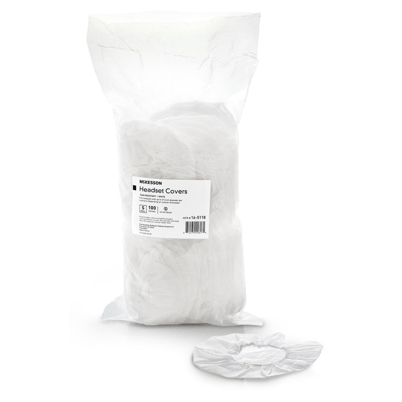 McKesson Sanitary Headset Cover Small For Earmuff of Most Headphones (1162212_CS) 1000/CS