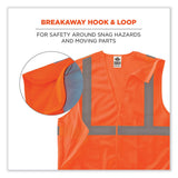 ergodyne® GloWear 8215BA Class 2 Economy Breakaway Mesh Vest, Polyester, X-Small, Orange, Ships in 1-3 Business Days (EGO21061) Each