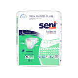 Seni® Super Plus Unisex Adult Incontinence Brief X-Large Disposable Heavy Absorbency (1163830_PK) 8/PK