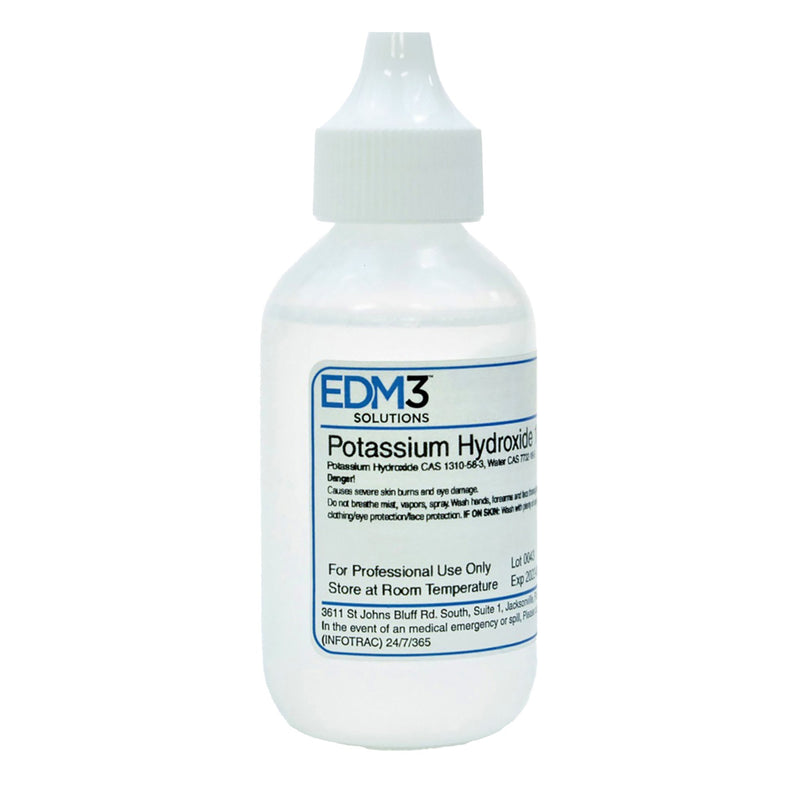 EDM 3 LLC Potassium Hydroxide (KOH) 10% 2 oz. (442660_EA) 1/EA